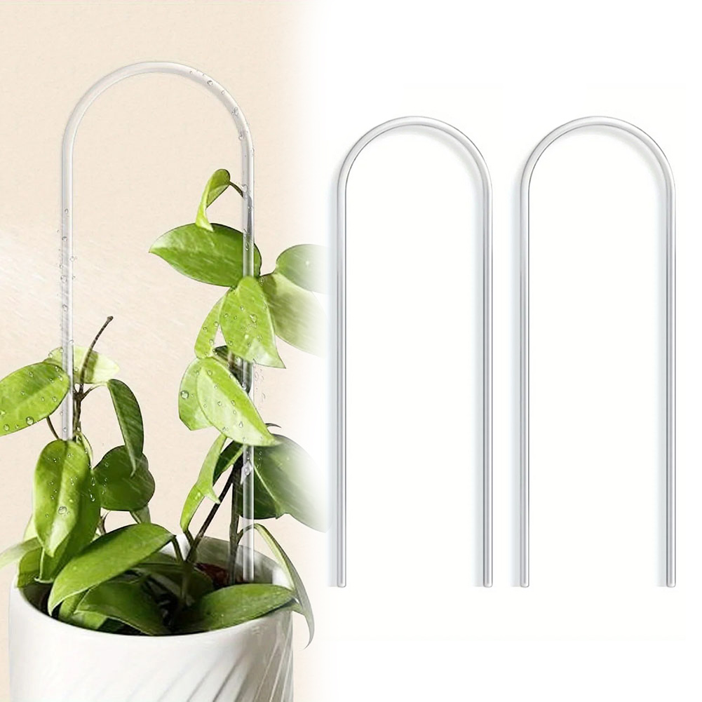 Indoor Herb Garden - 2pcs Acrylic U-shaped Plant Rack Stylish