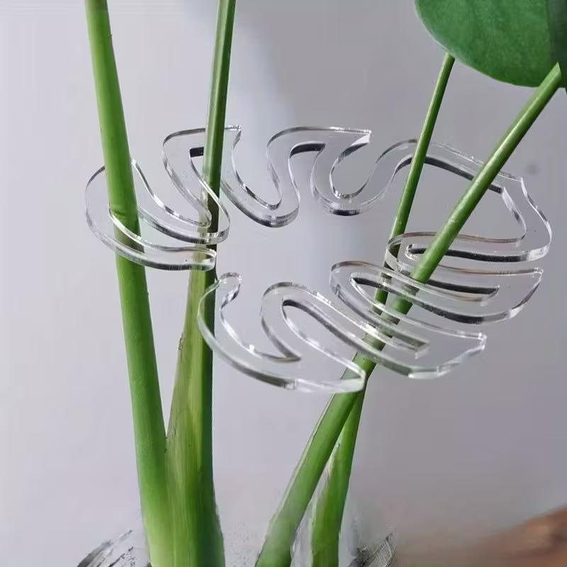 Indoor Herb Garden - 10-Pack Clear Flexible Plant Support Clips