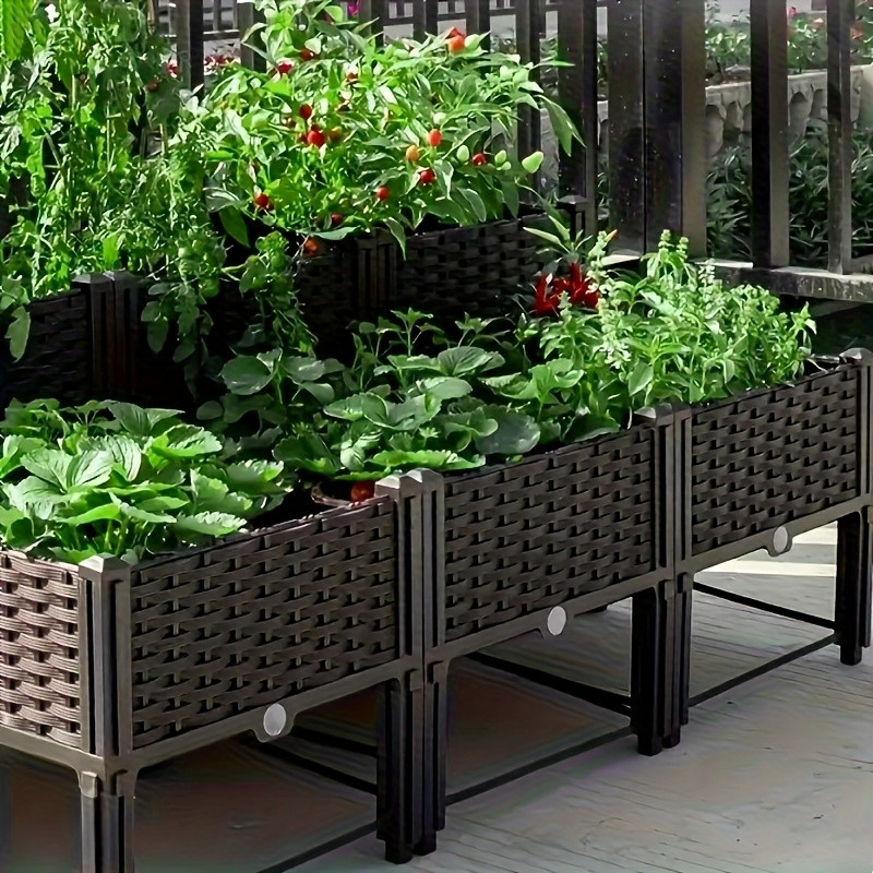 Raised Garden Bed - Garden Raised Bed, Elevated Flower Plant