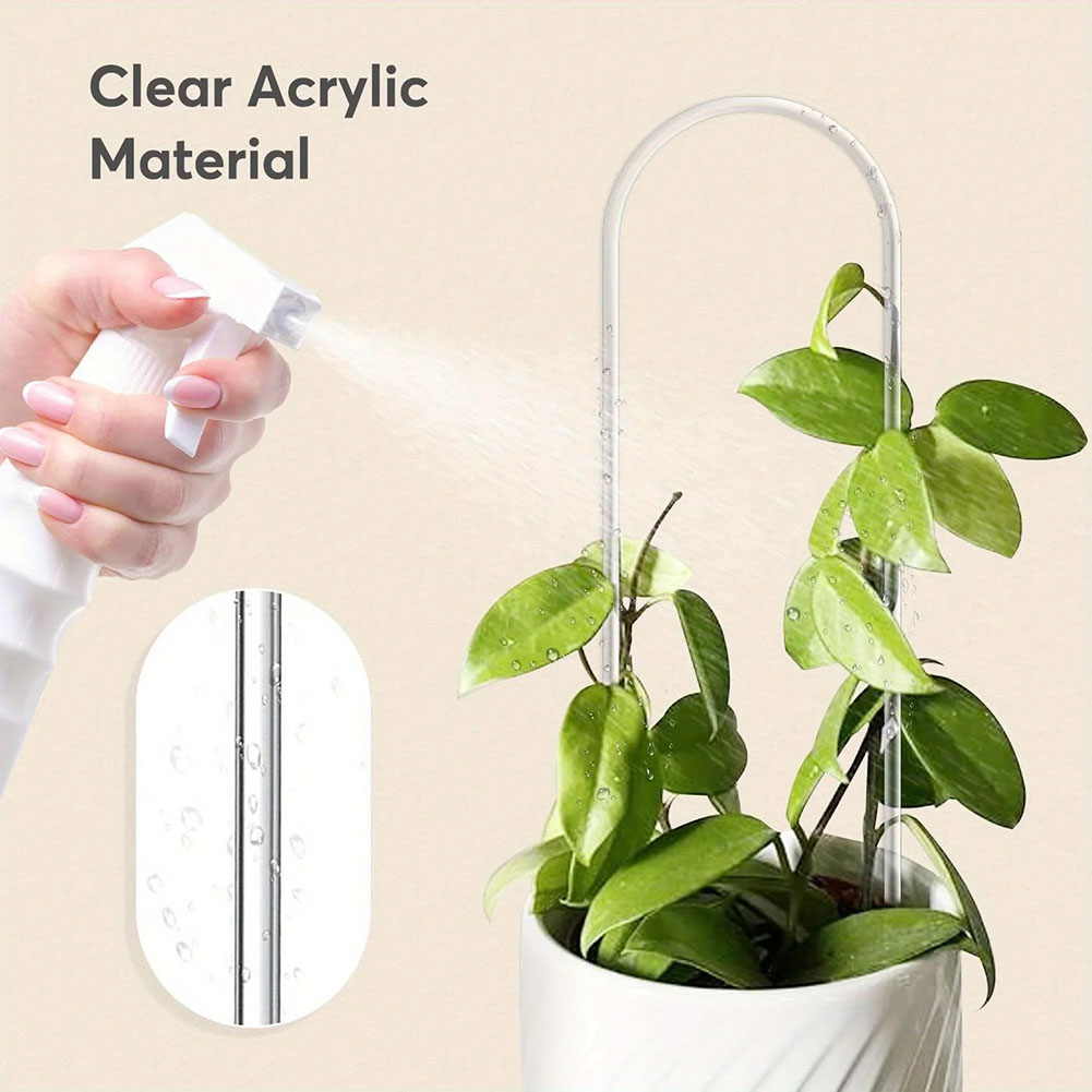 2pcs Acrylic U-shaped Plant Ra - đánh giá và giá Indoor Herb Garden