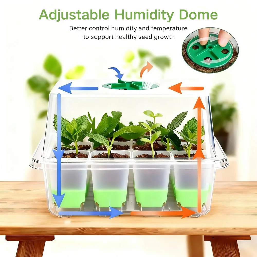 12 cell Seedling Starter Tray  - đánh giá và giá Seed Starter Tray