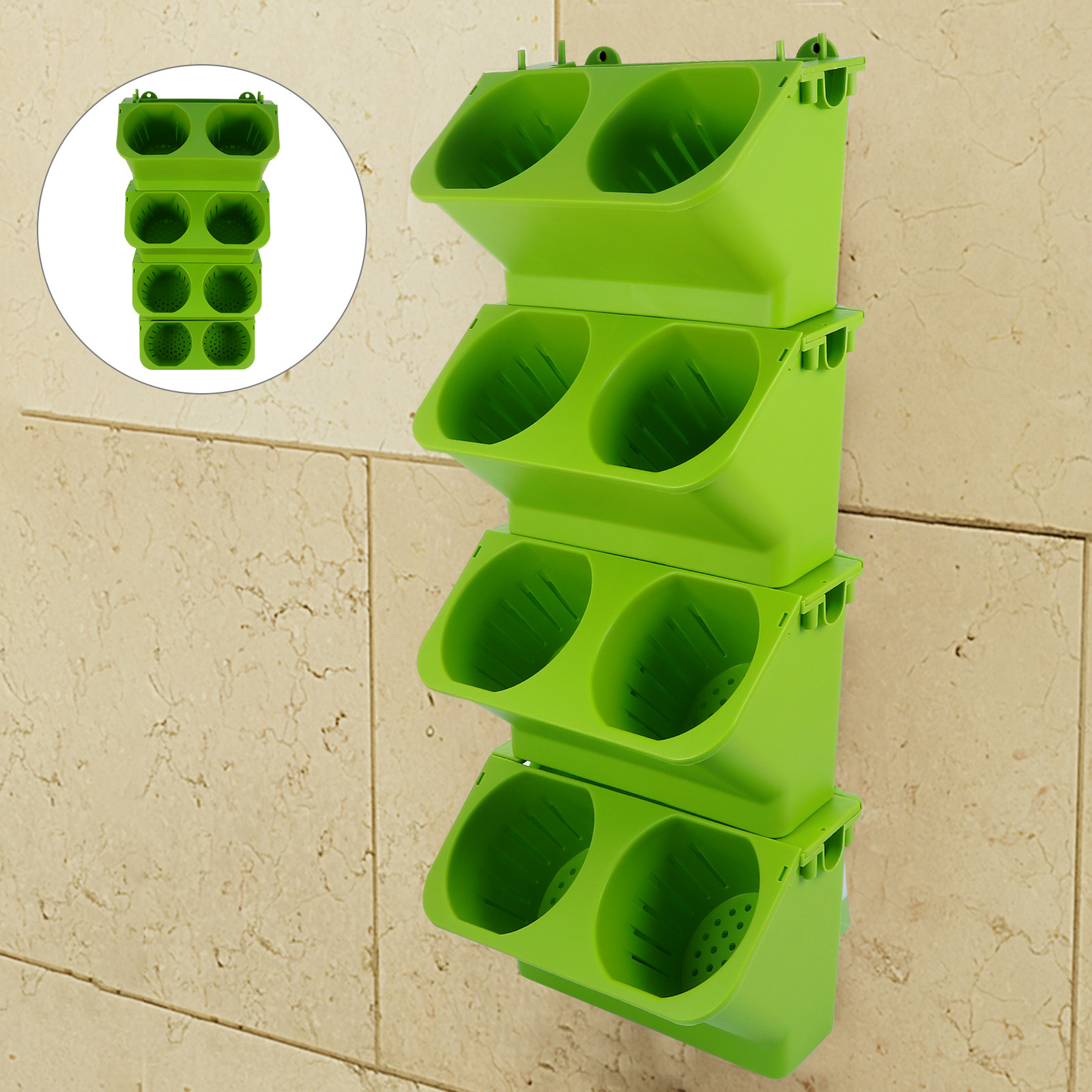 4Pcs Vertical Wall Planter Set - đánh giá và giá Vertical Planter
