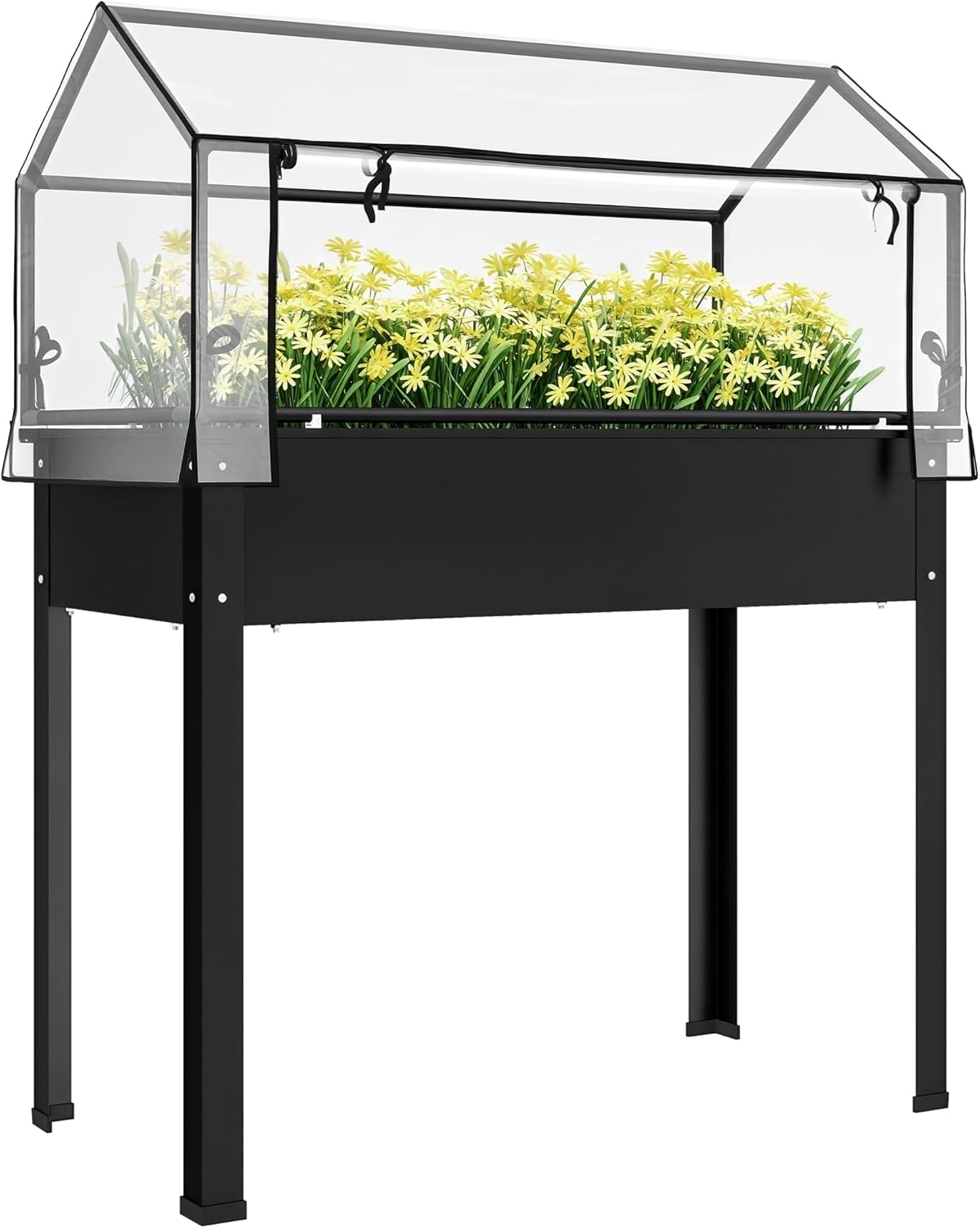 Outdoor Use - Black Raised Gar - đánh giá và giá Raised Garden Bed