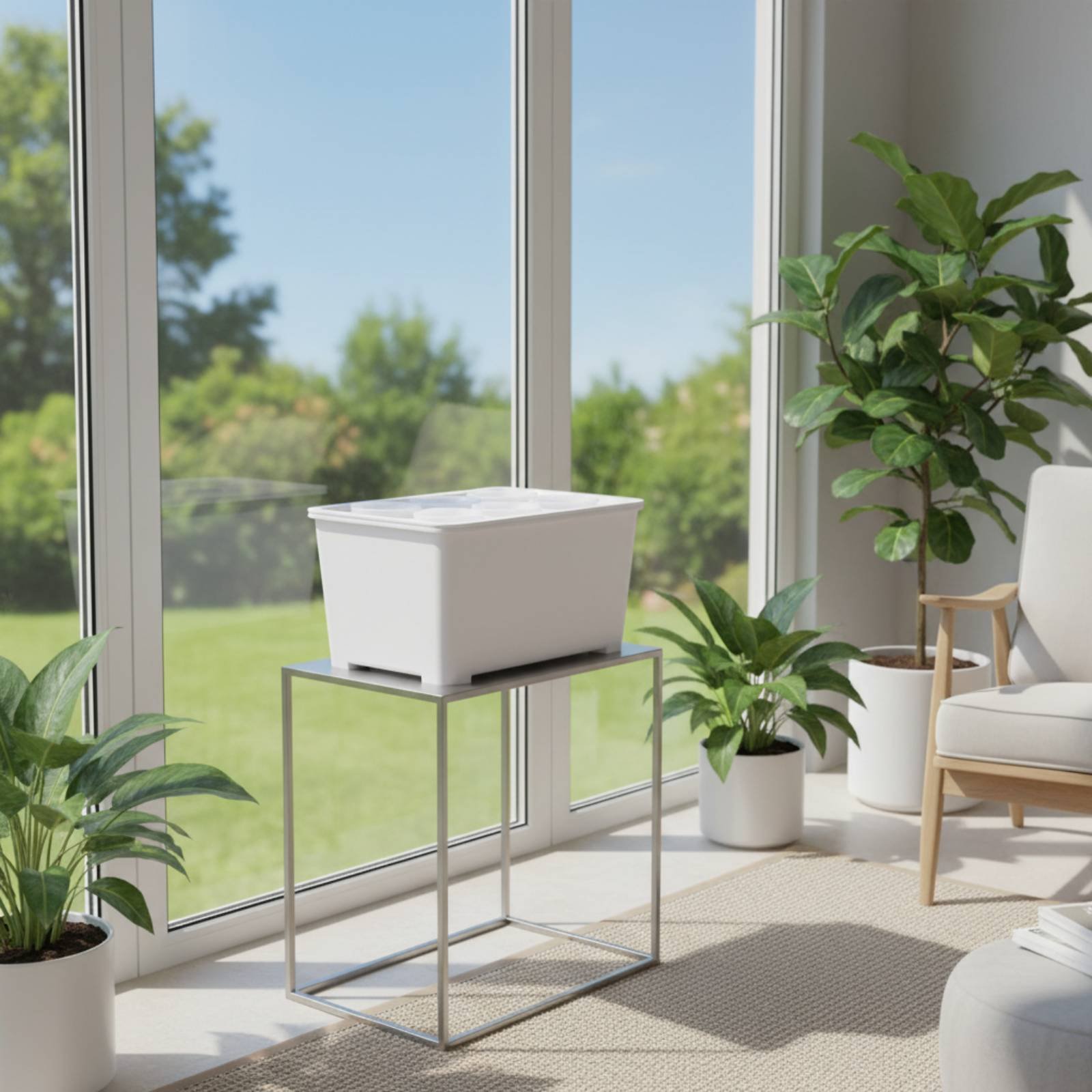 Hydroponic Planting Box Sunlig - đánh giá và giá Hydroponic Kit