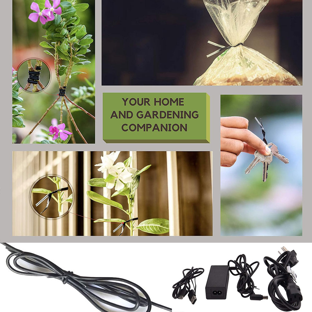 100Pcs BK WH Oblate Iron Wire  - đánh giá và giá Indoor Herb Garden