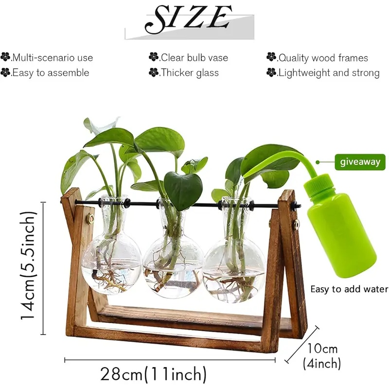 Wooden Stand Hydroponic Plant  - đánh giá và giá Hydroponic Kit
