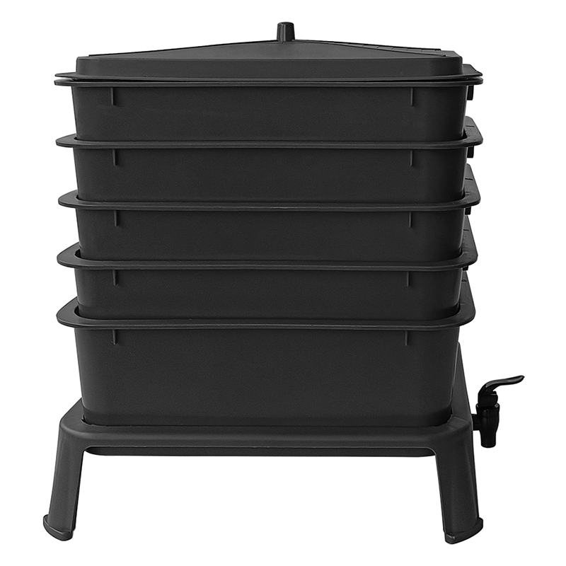 Heavy Duty 50L 5-Tray Worm Far - đánh giá và giá Compost Bin