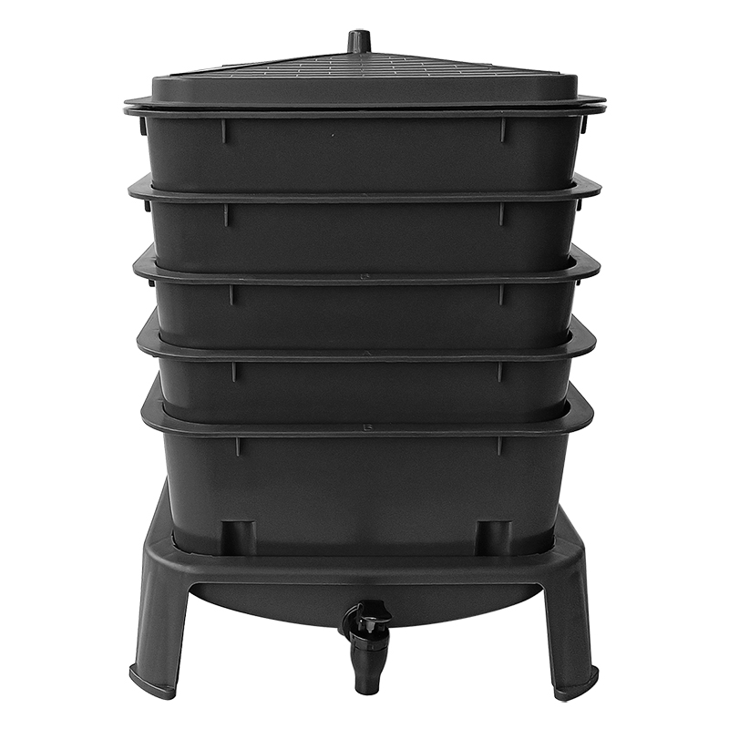 Heavy Duty 50L 5-Tray Worm Far - đánh giá và giá Compost Bin