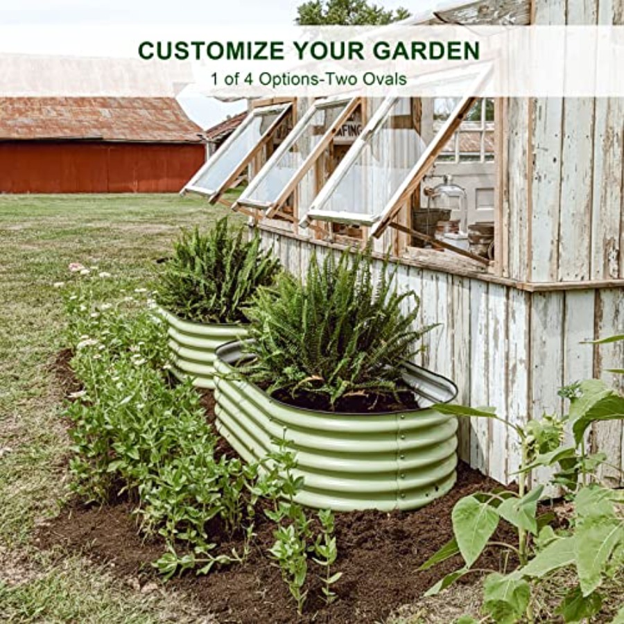Outdoor modular galvanized ste - đánh giá và giá Raised Garden Bed