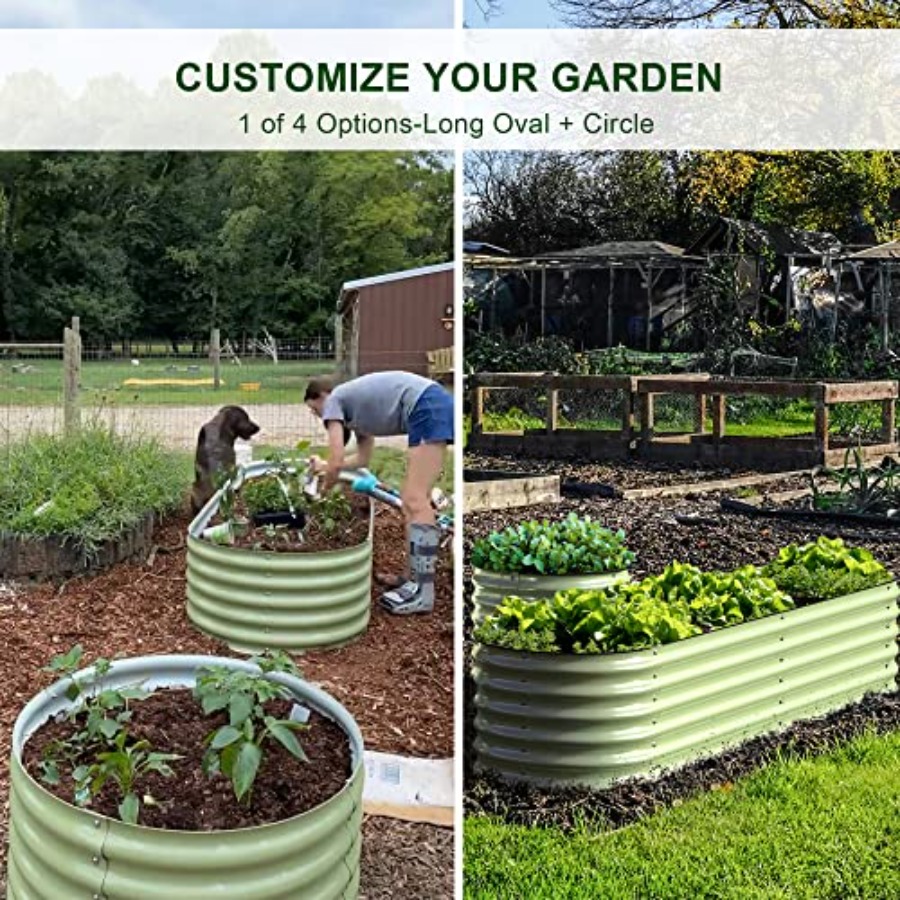 Outdoor modular galvanized ste - đánh giá và giá Raised Garden Bed