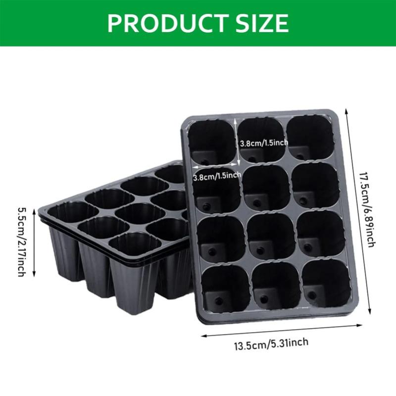 12 Holes Vegetable Seedling Po - đánh giá và giá Seed Starter Tray