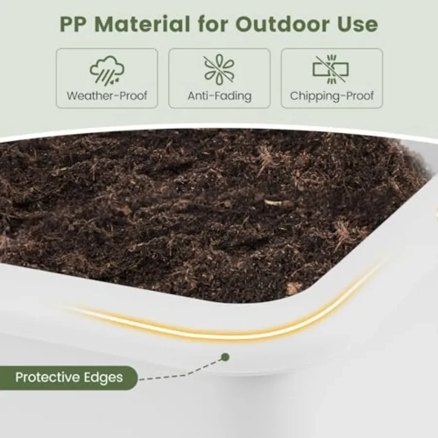 Raised Garden Beds Outdoor Set - đánh giá và giá Self Watering Planter