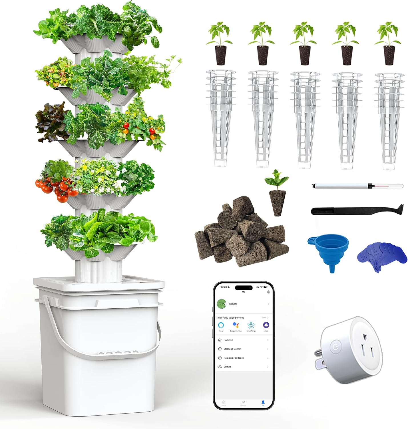 Hydroponics Growing System Kit - đánh giá và giá Hydroponic Kit