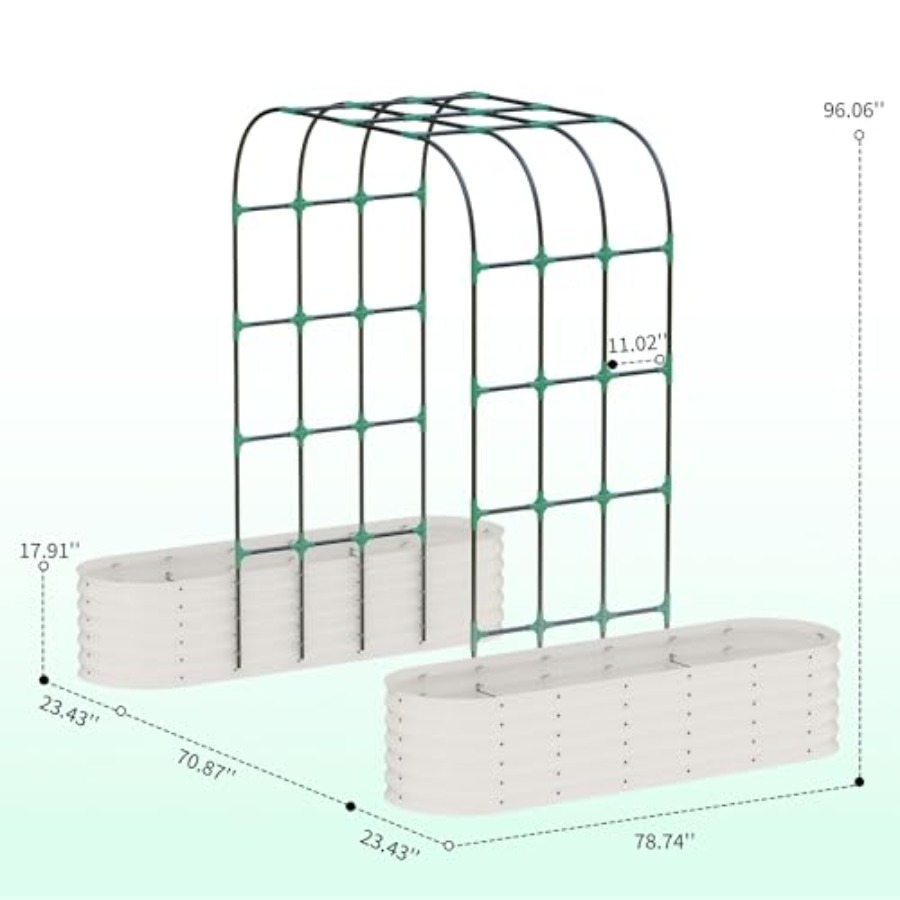 96 Tall Galvanized Raised Gard - đánh giá và giá Vertical Planter