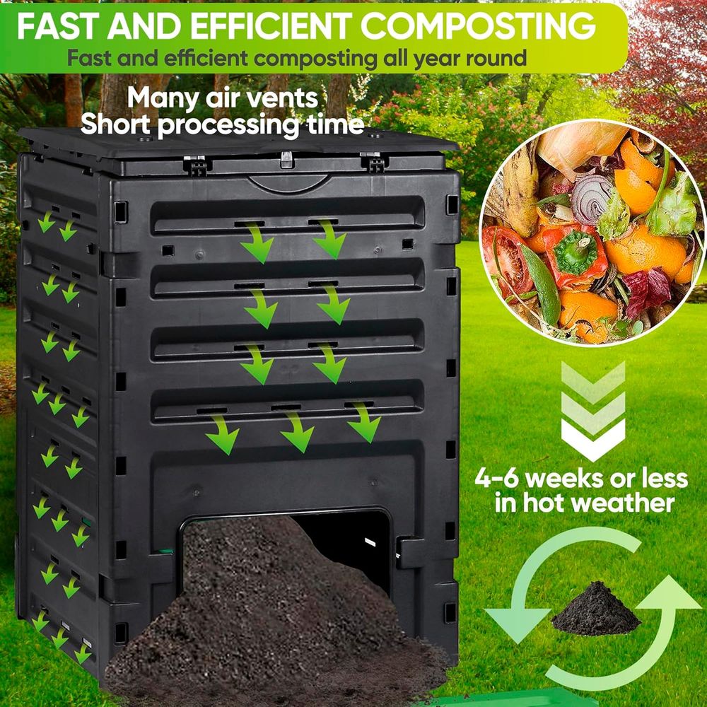 120 Gallon Garden Compost Bin  - đánh giá và giá Compost Bin