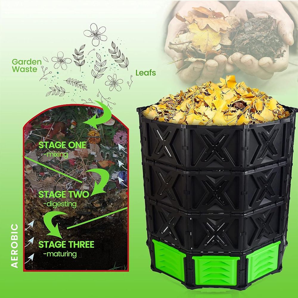 XXL Large Compost Bin Outdoor- - đánh giá và giá Compost Bin