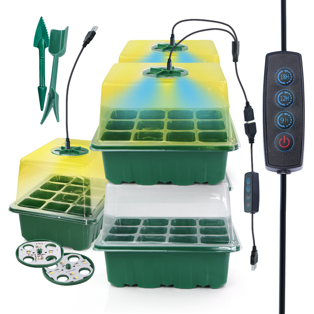 LED Nursery Pots with Grow Lig - đánh giá và giá Seed Starter Tray