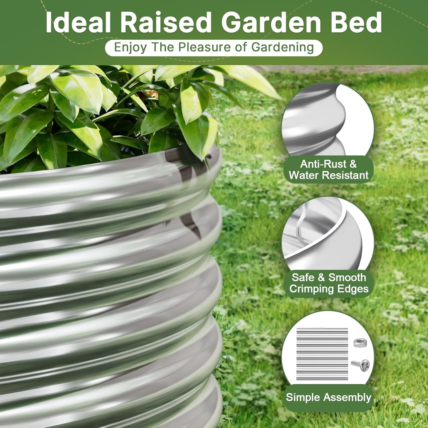 Outdoor Gardening with 2 PCS 8 - đánh giá và giá Raised Garden Bed