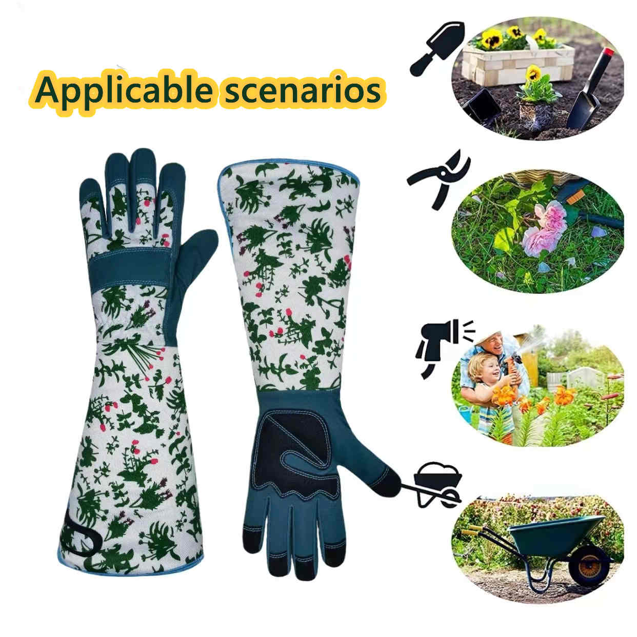 Women's Long Sleeve Gardening  - đánh giá và giá Garden Gloves