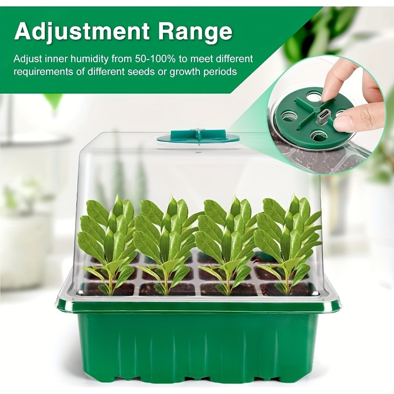 LED Grow Light Garden Plant Su - đánh giá và giá Seed Starter Tray