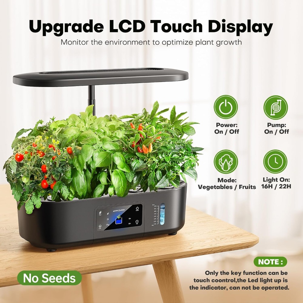 12-Pod Indoor Hydroponic Garde - đánh giá và giá Indoor Herb Garden