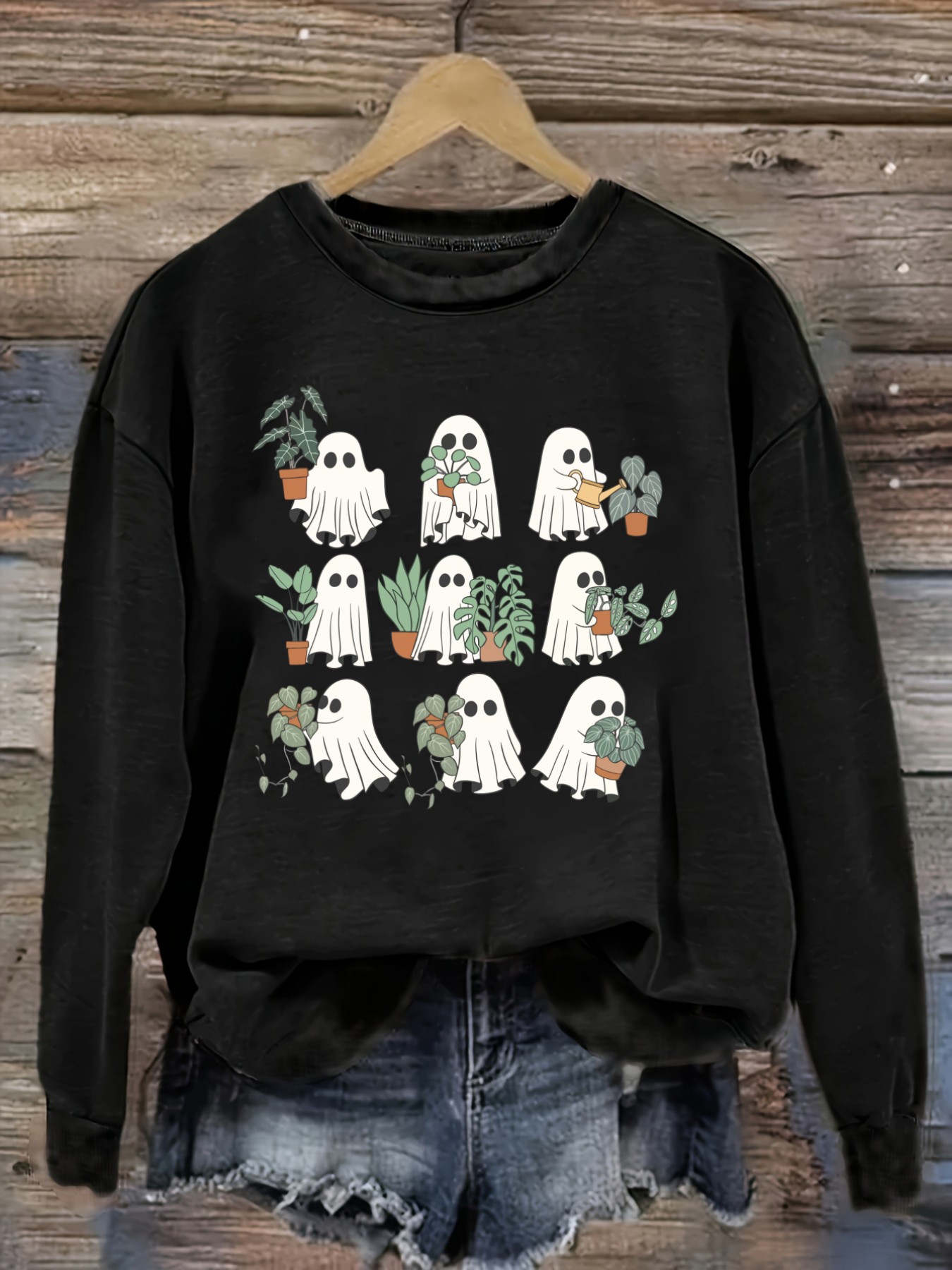 Women's Casual Long Sleeve Cre - đánh giá và giá Plant Pot